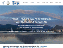Tablet Screenshot of kueng-treuhandag.ch